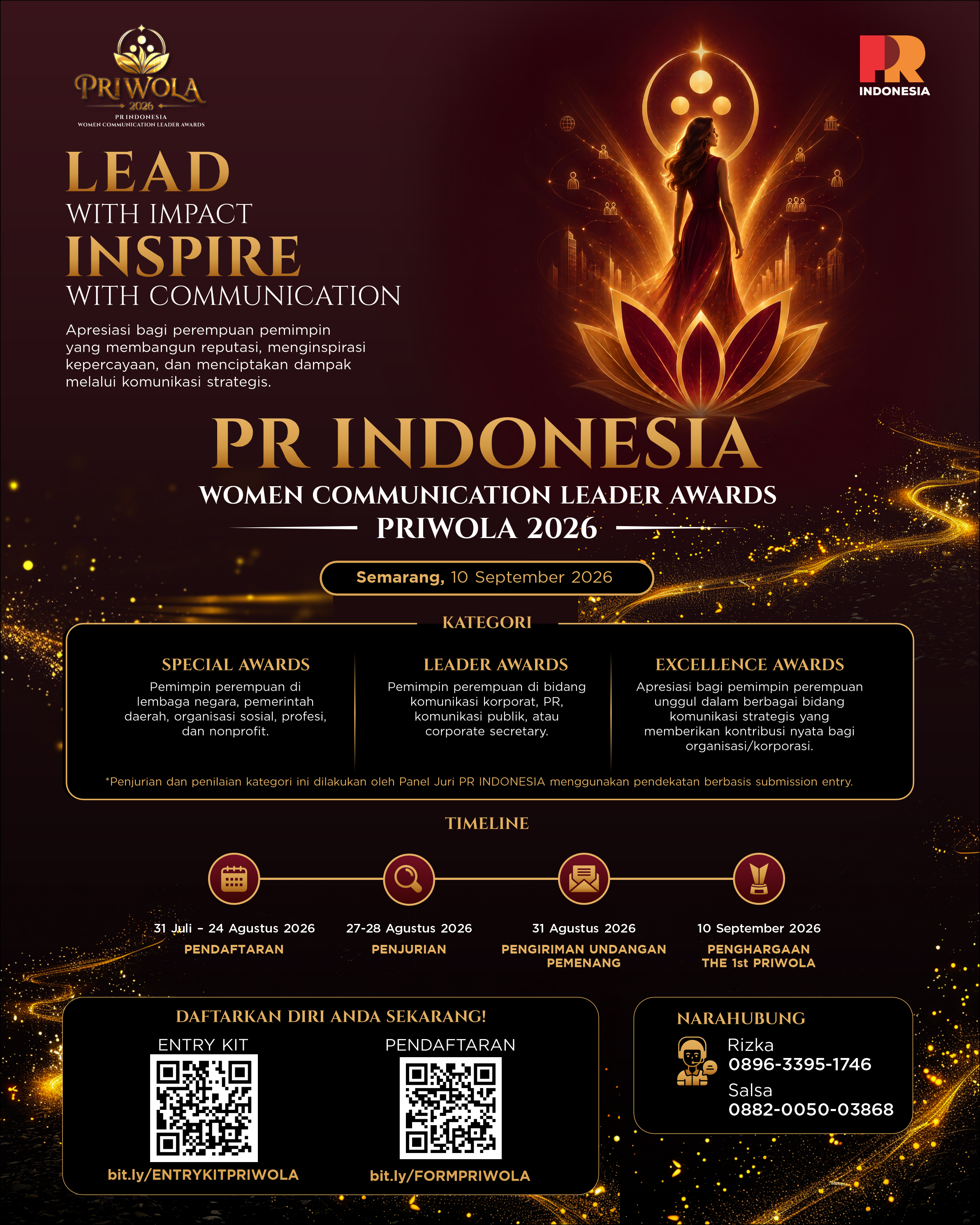 PR INDONESIA Women Communication Leader Awards 2026